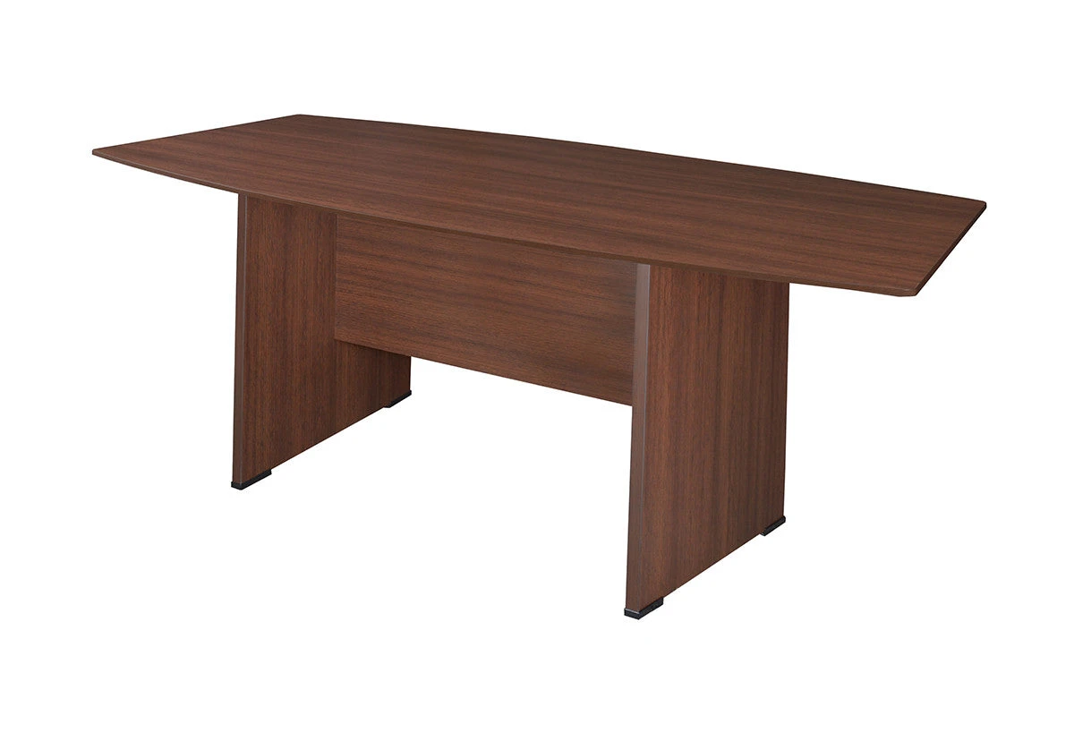 Premium 71" Boat Shaped Conference Table In Java Finish 1 Premium 71" Boat Shaped Conference Table In Java Finish