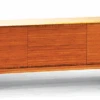 Solid Bamboo 72" Elegant Credenza In Caramel Finish
