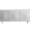 Unique 71" White Lacquer Credenza