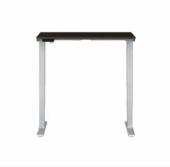 48" Mocha Cherry Sit-Stand Office Desk With Motorized Height Adjustment