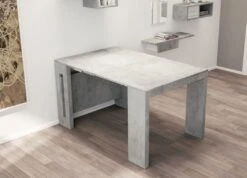 Modern Extendable Gray 17.5" - 73" Office Desk Or Meeting Table -Home Decor Shop TC542B3 390a7563 9251 4121 b18e 1e766d87dd33