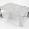 Sophisticated Extendable Gray 17.5" - 73" Office Desk Or Meeting Table
