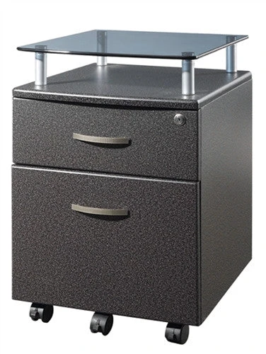 Mobile Laptop Workstation With Storage In Graphite 2 Mobile Laptop Workstation With Storage In Graphite - Image 2