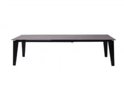 71"-110" Black Conference Table Or Executive Desk With Ceramic & Glass Top -Home Decor Shop Theo Dining Table 002 1024x768 1