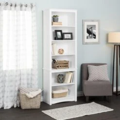 Prepac 26" Modular Bookcase In White