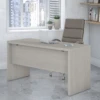60" Modern Narrow Office Desk In Gray Sand