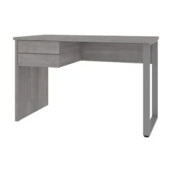 47" Refined Office Desk In Platinum Gray With U-Shaped Metal Leg -Home Decor Shop aEP4ma11e22691hTaIyKu30e7JT6SbC5