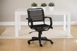 Black Mid Back Bungee Office Chair
