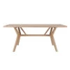 72" Oak Veneer Desk Or Meeting Table In Smooth Wheat Finish
