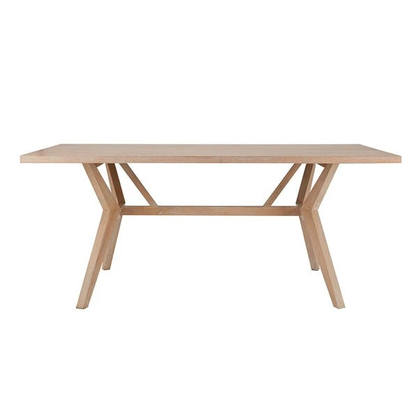 72" Oak Veneer Desk Or Meeting Table In Smooth Wheat Finish 1 72" Oak Veneer Desk Or Meeting Table In Smooth Wheat Finish