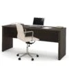 71" Narrow Executive Desk In Dark Chocolate