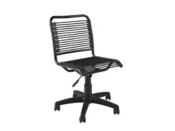 Modern Office / Conference Chair With Black Frame & Bungee Supports