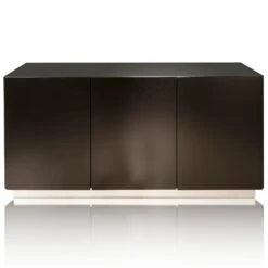 59" Dark Walnut Credenza