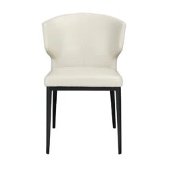 Finely-Crafted Padded Beige Guest Or Conference Chair (Set Of 2)