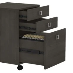16" Modern Mobile 3-Drawer File Cabinet In Charcoal Maple -Home Decor Shop e22927f59d266bfcdd22f20ae20a00b669a28d56