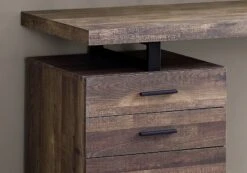 48" Brown Woodgrain & Black Metal Compact Computer Desk 7 48" Brown Woodgrain & Black Metal Compact Computer Desk -Home Decor Shop i 7408 f1