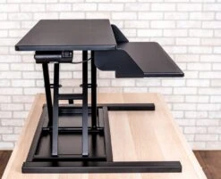 Luxor Black Electric Motor Desk Riser 13 Luxor Black Electric Motor Desk Riser -Home Decor Shop lvlup epro32 bk electric desktop converter 08