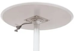 Luxor Classic 36" Round White Meeting Table W/ Pneumatic Lift -Home Decor Shop lx pnadj 32 36 rd 4 80401807 22fc 470e bd15 73b09cd34b94