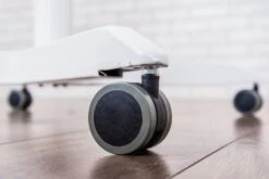 Luxor Classic 31" Square White Meeting Table W/ Pneumatic Lift -Home Decor Shop lx pnadj 32 36 sq 7