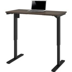 48" Office Desk In Antigua With Electric Height Adjustment From 28 - 45"