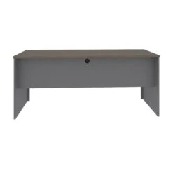 71" Narrow Desk In Bark Gray And Slate Finish -Home Decor Shop s160SEE7fteX6g7v95Z5YoDQp77GJXRL
