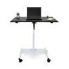 Luxor 40" Mobile Single-Column Sit-Stand Workstation Or Desk