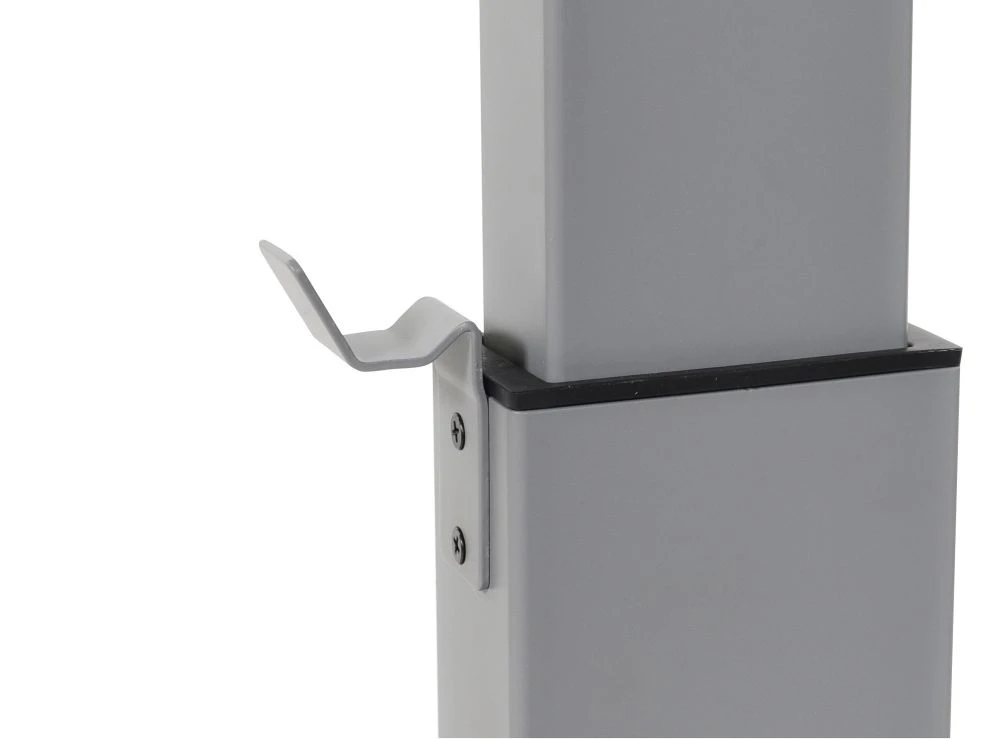 Luxor 29" White Workstation Or Office Desk W/ Wheels & Crank 3 Luxor 29" White Workstation Or Office Desk W/ Wheels & Crank - Image 3